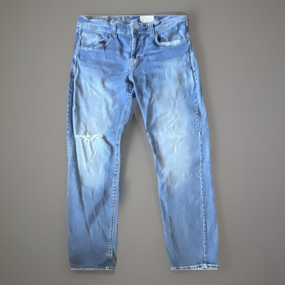 Vintage Y2K TK Axel JMG 36x34 Bootcut Jeans Men Distressed Grunge Light Wash